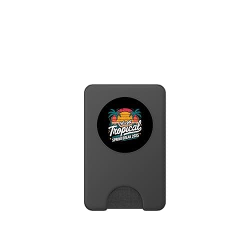 Spring Break 2025 Travel Vacation School Break PopSockets PopWallet for MagSafe — view 2