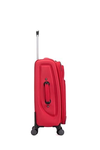 ATX Luggage 55x36x20cm Cabin Carry on Flight Bag Approved Hand Luggage Case Hold Suitcase Fits Ryanair Priority EasyJet FlexiPlus 56x45x25 Jet2 Wizzair & More (Red, 45 Liter) — view 3