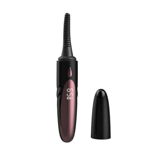 IDEANATEGRATE Rechargeable Electric Eyelash Curler and 360mah Battery with Temperature Control Heating Portable Makeup Tool for Women and Suitable for Travel and Business Trip