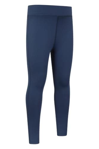 Mountain Warehouse Flick Flack Soft Touch Kids Leggings Navy 7-8y — view 2