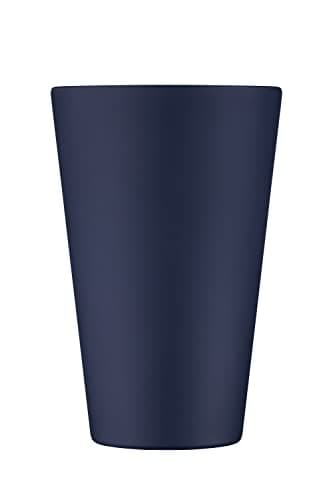 Ecoffee Cup 14oz 400ml Reusable Eco-Friendly 100% Plant Based Coffee Cup with Silicone Lid & Sleeve - Melamine Free & Biodegradable Dishwasher/Microwave Safe Travel Mug, Dark Energy — view 2
