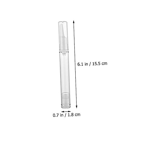 Baluue 8 Pack 15ml Airless Cosmetic Bottles, Plastic Vacuum Pump Dispensers for Eye Cream, Lotion and Moisturiser, Refillable Containers for Travel Skincare — view 5
