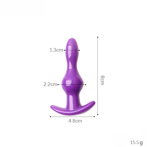 6-Pack Style A Purple Elastic Silicone Hip Trainer — view 3