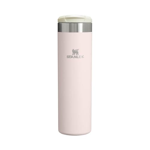 Stanley 1913 Aerolight Transit Travel Mug 0.6L - Keeps 6 Hours Hot - 8 Hours Cold - Dishwasher Safe - Leakproof - Car Cup Holder Compatible - Insulated Coffee Cup - Rose Quartz