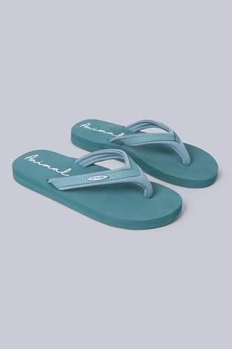 Animal Swish Womens Lightweight Flip-Flops Pale Gre 7 — view 2