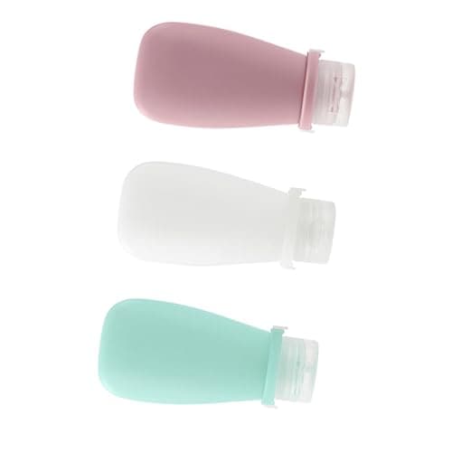 WGFOIP Squeezable Travel Bottles Soft Silicone for Travel, Fitness & Business Trips - 3 Pack Portable Refillable Toiletry Containers — view 4
