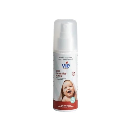 Vie Anti-Mosquito Spray-On, 100ml, DEET-Free Natural Plant-Based Formula, Safe for Kids & Family, Indoor & Outdoor Mosquito Protection, Travel-Friendly