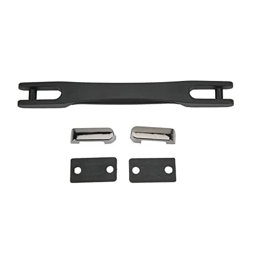 lyrlody Luggage Handle Replacement Kit, Black Plastic with Comfortable Grip and Durable Construction for Suitcases and Luggage Repair