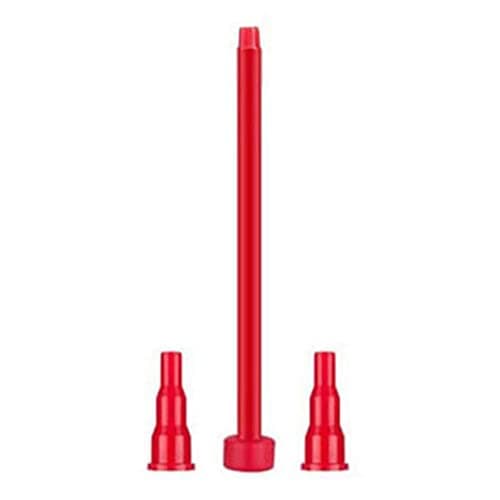 DENUVI 3pcs Reusable Inflatable Butane Nozzle Adapter Convert Cassette Tank Into Inflatable Tank Lighter Spray Gun Universal Gas Refill Head Red
