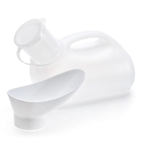1 x Easy Care Solutions Unisex Urinal Bottle | 1000ml | Spill-Proof |