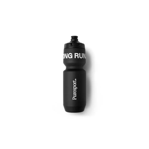 Puresport Sports Bottle, Matte Black 720ml Leak-Proof Water Bottle — view 2
