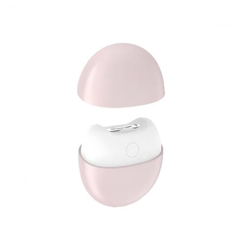 Automatic-Revolving Electric Nail Clipper with LED Light & Nail Catcher - Portable Trimmer for Adults, Kids, Seniors - Quiet Operation, Travel-Friendly Grooming Kit (Pink)