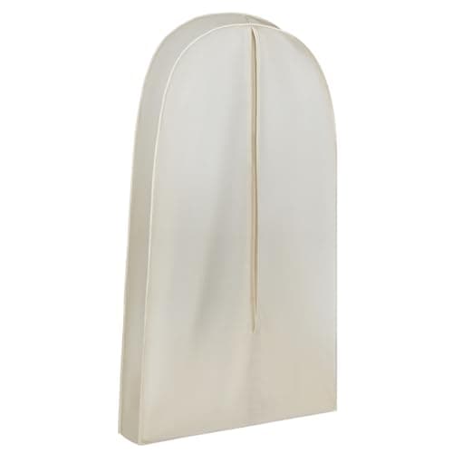 GliCraft Acid Free Cotton Muslin Suit Garment Bag Long Dress Suit Storage Box Closet Organizer for Suits, Coats, Travel Bag, 42 Inch, Cotton