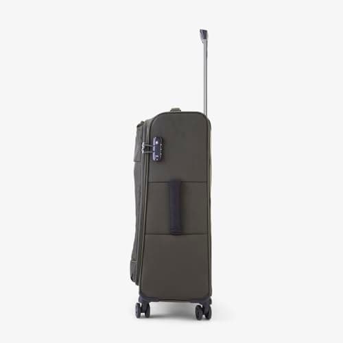 Rock Paris Medium 56L Soft Shell Suitcase - Olive Green — view 6