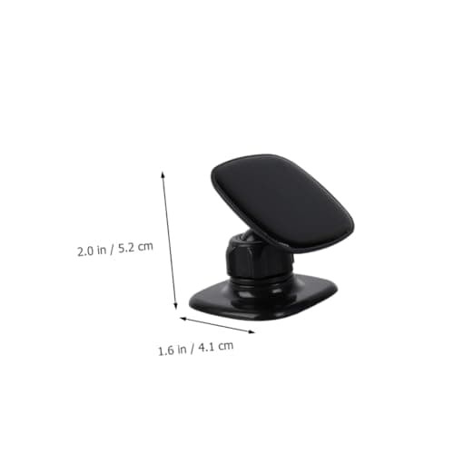 SEWACC 2Pcs Adjustable Car Phone Holder Mount Brackets Black ABS Material with Creative Design Protects Mobile Suitable for Car Dashboard and Windscreen Use — view 4