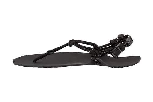 Xero Shoes Genesis Sandals for Men Men's Lightweight Footwear, Packable Sandal, Travel-Friendly Black, Size 6 UK