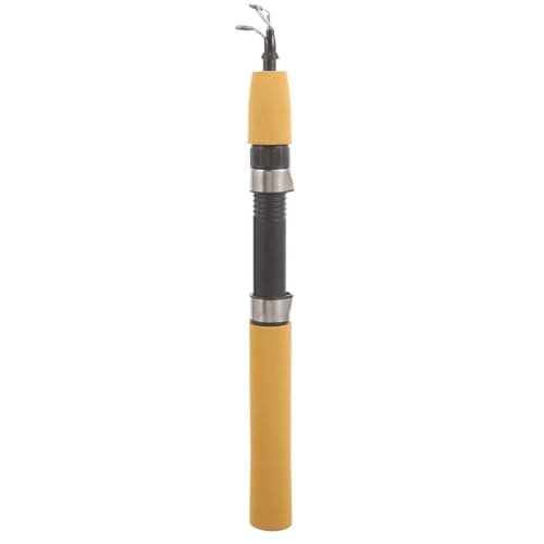 Ciieeo Portable Telescopic Fishing Rod 55Cm Mini Retractable Winter Angling Pole Lightweight Outdoor Fishing Accessory for Travel