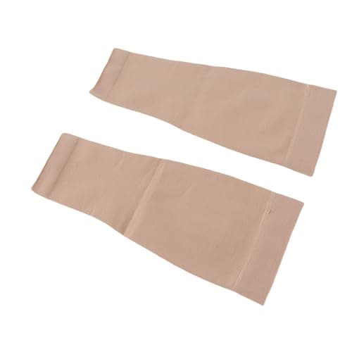 Calf Compression Socks, Compression Stockings with Medical Gradient Compression, 20-30mmHg Footless Compression Calf Sleeves for Shin Splint, Varicose Vein, Edema, Women & Men (Beige, X-Large) — view 5