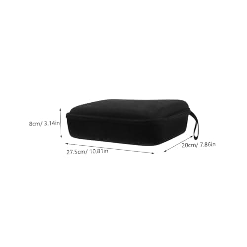 Gatuida Cable Organizer Bag for Travel and Gym Portable USB Adapter and Charging Cable Storage Case Water Resistant Headset and Earphone Carrying Pouch for Everyday Use Black — view 2