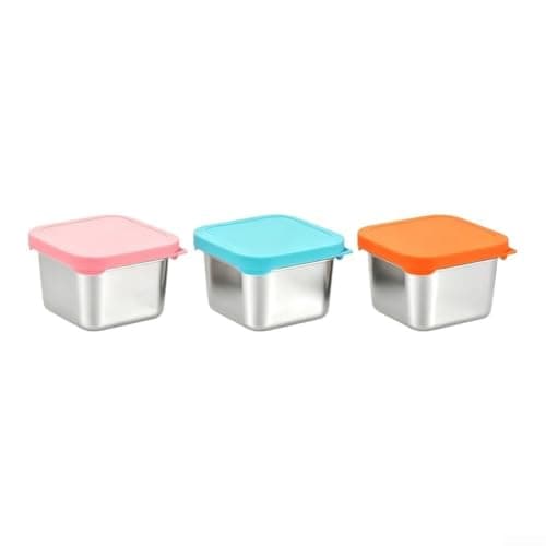 3-Pack Stainless Steel Cups 180ml for Kids