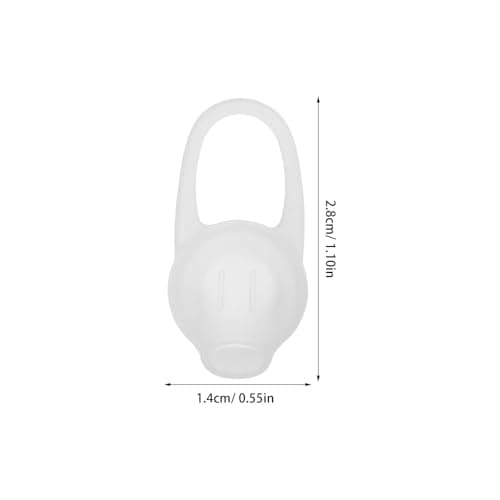 USHOBE 50pcs Replacement Earbud Tips Soft Plastic for Wireless Earbuds — view 2