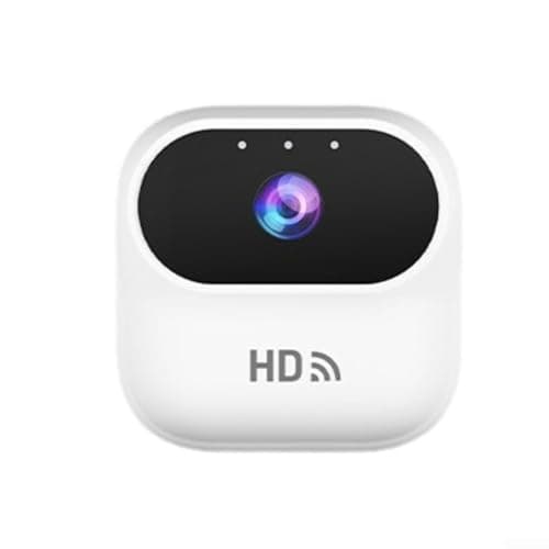 Compact Hd Wifi Action Camera For Pet Safety And Cycling Trips, Pocket Sized Abs Video Recorder With For Instant Mobile Streaming, White Finish(White) — view 2
