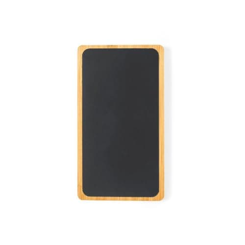 Sawfish Personalised Power Bank Koby 5000mAh Bamboo Power Bank with LED Illuminated, USB & USB-C Output, Fast 2.4A Charging — view 2