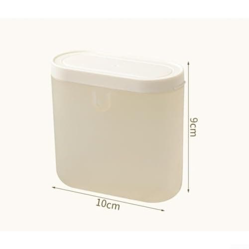 PP Storage Box With Lid 10x9cm Multi-Compartment Socks Organizer — view 2