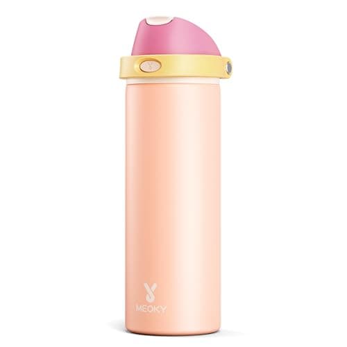 Meoky 710ml Insulated Metal Water Bottle for Sports Travel Gym