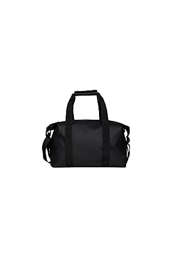 RAINS Hilo Weekend Bag Small - Waterproof Travel Duffle Bag, Black, One Size