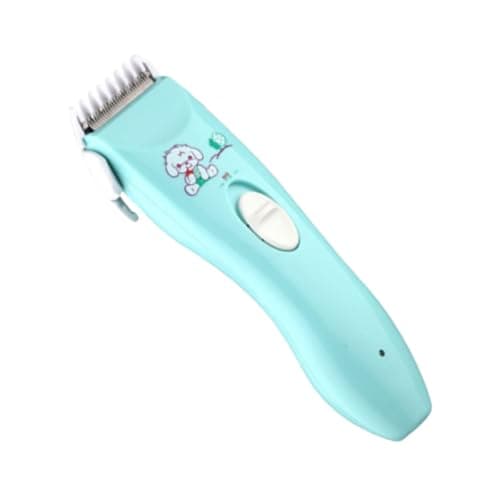 PRETYZOOM Electric Hair Clipper Rechargeable Cordless USB Charging Low Noise Hair Trimmer with Washable Head Safety Teeth Precision for Home and Haircut Sky-Blue