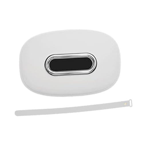 LeeQinersw Car Tissue Holder Silicone Universal Napkin Organizer Travel Accessories Premium Backseat Tissue Box Hanging Napkin Case, White — view 6