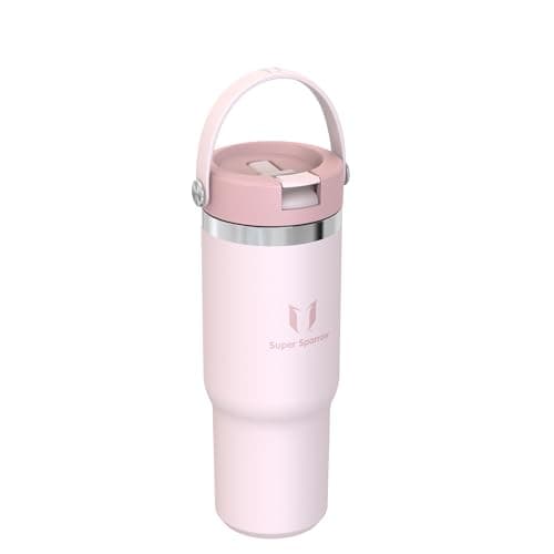 Sparrow Metal Water Bottle with Straw - 900ml - Insulated Tumbler Flex Lid — view 2