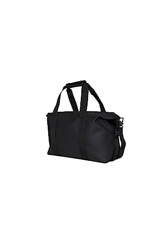 RAINS Hilo Weekend Bag Small - Waterproof Travel Duffle Bag, Black, One Size — view 2