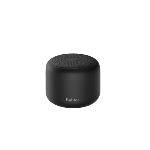 Bobtot Portable Bluetooth Speakers with Strap Mini Speaker, Black