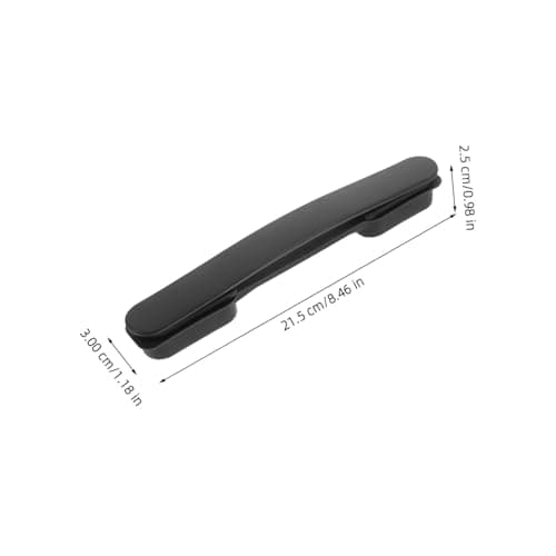 SHERCHPRY 2Pcs Plastic Luggage Arch Bridge Handle Replacement, Black — view 2