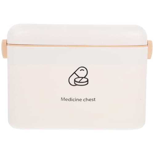 Double-layer First Aid Box Portable Medicine Storage Box with Handle