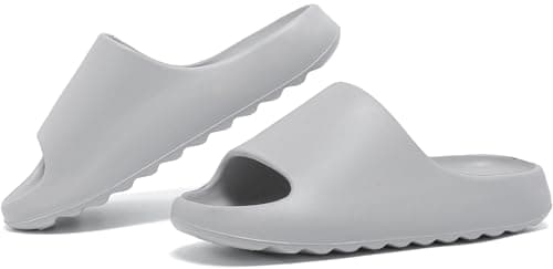 Cloud Sliders for Men and Women Super Comfy Soft Pillow Slides, Unisex Non-Slip Quick-Drying Shower Slippers, EVA Lightweight Thick-Soled Sports Relax Sandals Pool Sliders for Indoor Outdoor Beach
