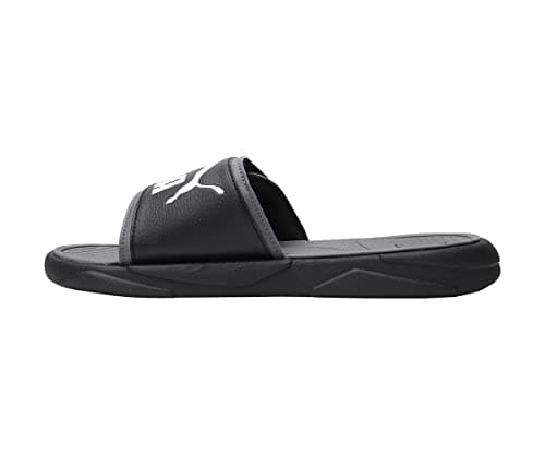 Puma Unisex Adults Royalcat Comfort Slide Sandals, Puma Black-Castlerock-Puma White, 8 UK — view 4