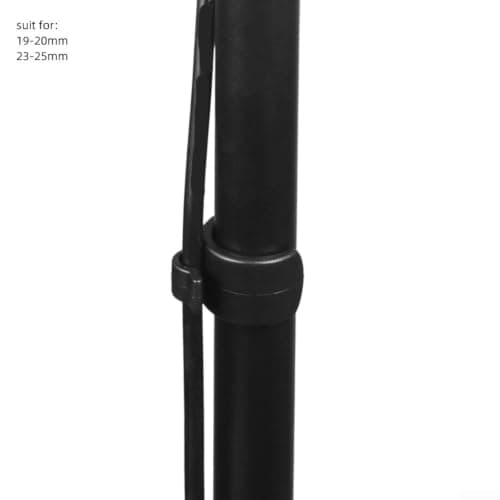 Black ABS Mic Cable Clips 3.3cm Tripod Mount Holder — view 5