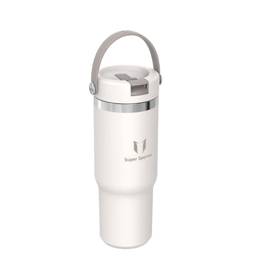 Sparrow Metal Water Bottle with Straw - 900ml - Insulated Tumbler Flex Lid — view 2
