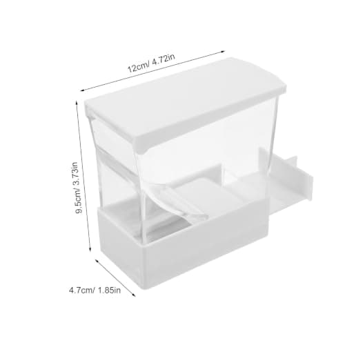 MAGICLULU 2pcs Plastic Cotton Organizer Box for Cotton Wool with Nonskid Base for Travel Kit and Supply Storage Cabinet — view 2
