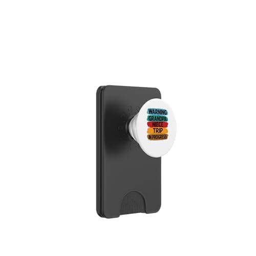 Warning Grandpa Niece Trip In Progress - Trip with Granny PopSockets PopWallet for MagSafe