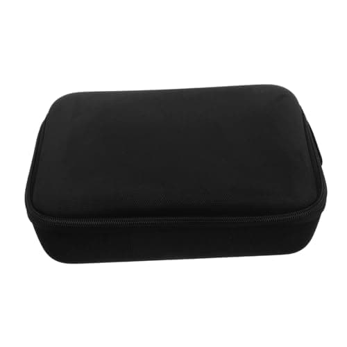 MUELODSIC Portable Eva Storage Bag for Earbuds and Data Cables Travel Case Organizer for Headphones USB Adapters Gym Use Black