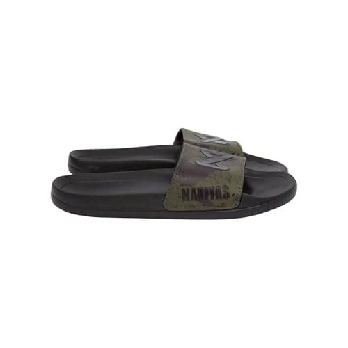 Navitas LS2 Slider Slippers - Carp Fishing Camping Outdoor Footwear (Camo, UK Footwear Size System, Adult, Men, Numeric, X-Wide, 10)