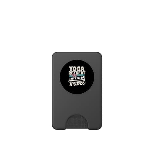Yoga Retreat My Kind Of Travel PopSockets PopWallet for MagSafe — view 2