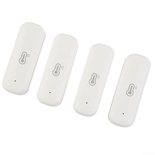 4 Pack Smart Temperature and Humidity Sensor for Tuya WiFi Wireless Thermometer Hygrometer Indoor Monitor with App -20C to 60C Range Compact Design for Home Greenhouse Baby Room Garage Cellar — view 5
