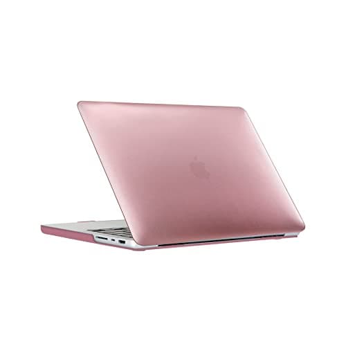 Se7enline Compatible with 2024 2023 2022 2021 MacBook Pro 16 inch Case Hard Laptop Cover for Mac Pro 16-inch Model A2991 A3403 A2780 A2485 M4 M3 M2 M1 & Keyboard Protective Cover(EU Layout),Rose Gold — view 5