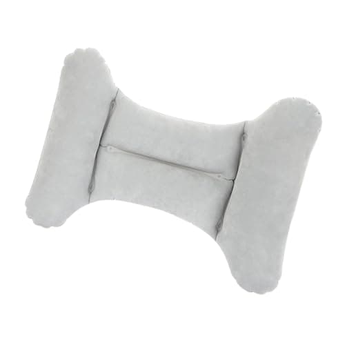 Travel Seat Lumbar Support Pillow - H-Shaped Inflatable Support Pillow Travel Pillow - Ergonomic Back Cushion Lightweight Portable Back Support for Car & Airplane