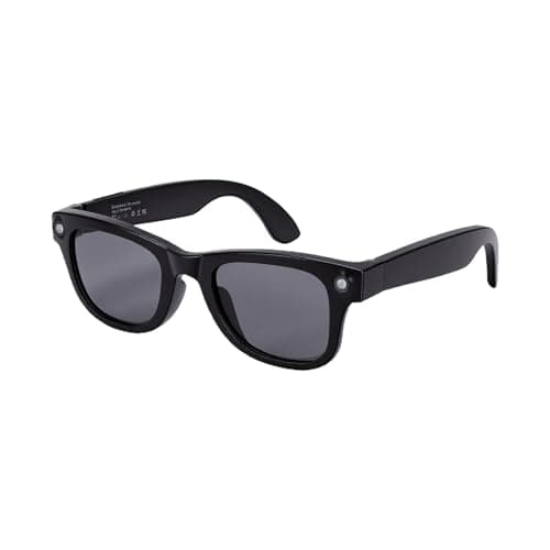 Plyisty Bluetooth Glasses, AI Translation with Over 100 Languages & Smart Flashlight for Travel, Meeting, Night Cycling